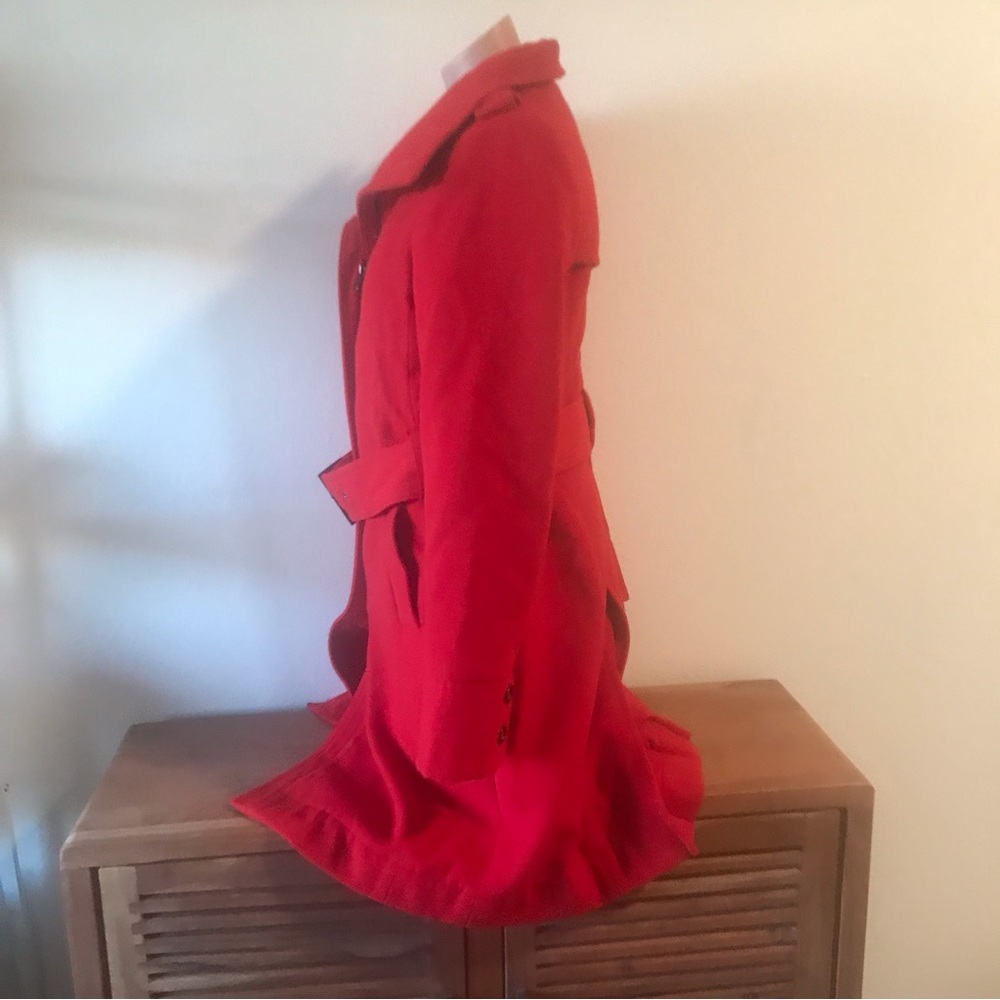 Worthington Red Trenchcoat size smalll - Picture 9 of 14